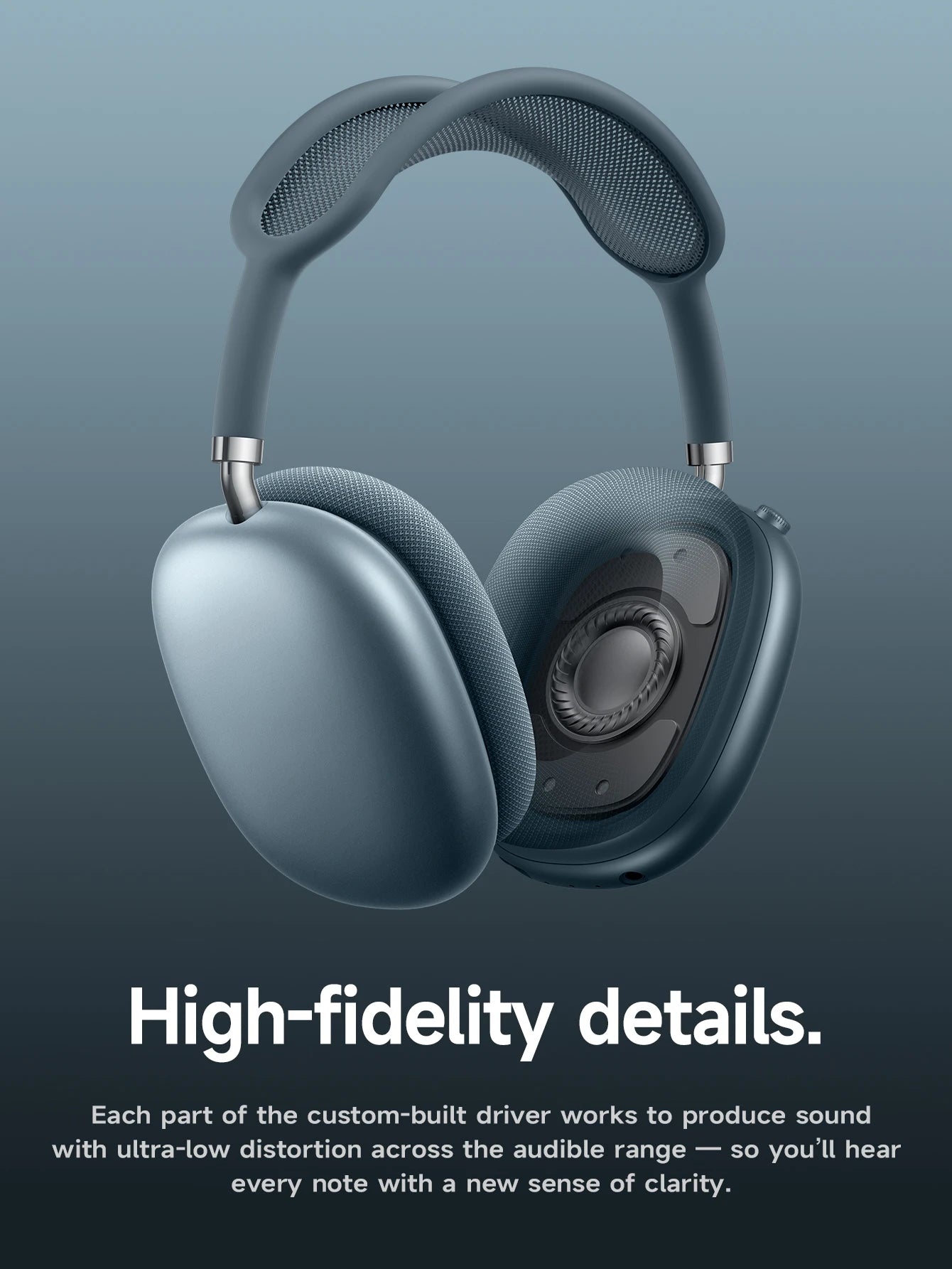 HOCO W65 Plus ANC Bluetooth Headphones – Wireless Over-Ear Noise Cancelling HiFi Sport Headset with Control Button