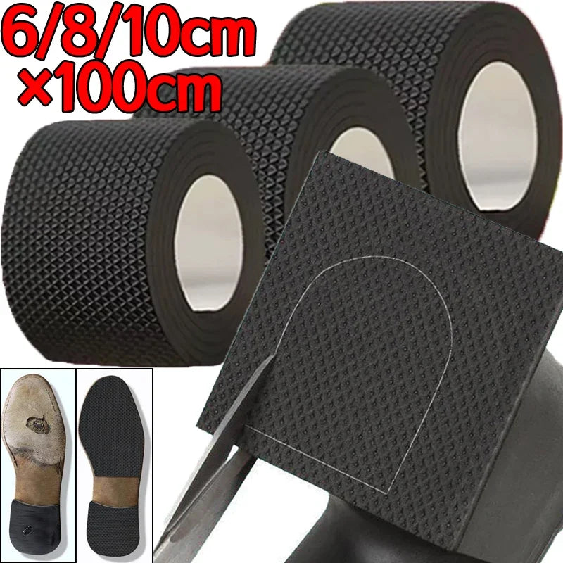 Mute Cushion Anti-Slip Shoe Sole Stickers – Strong Self-Adhesive, Cuttable Grid Pattern, Anti-Wear Silent Patch Tape