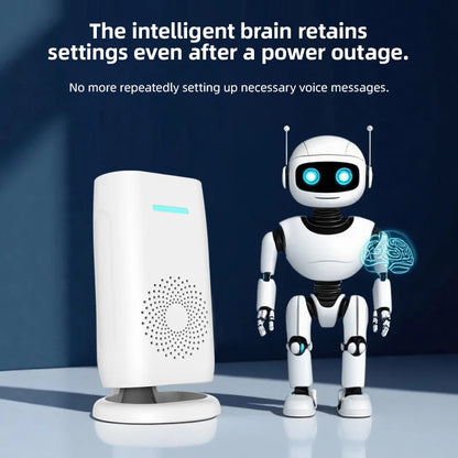 Wireless PIR Motion Sensor Doorbell - 110dB Welcome Chime Alarm with Split Design for Home, Shop and Store Security