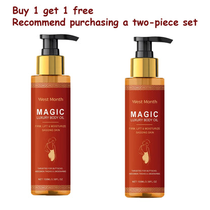 West Montr Body Tightening Oil - Daily Moisturizing Skin Care Formula for Nourishing, Softening & Hydrating Skin