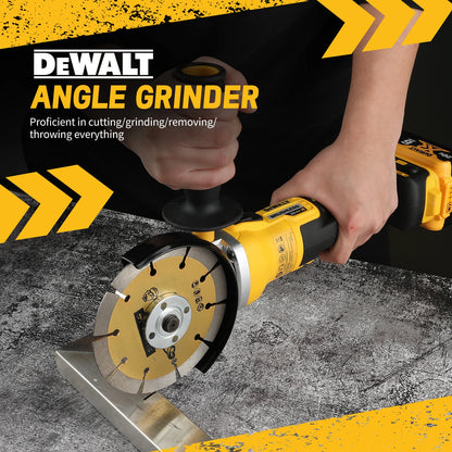 DEWALT DCG405FN 20V Brushless Angle Grinder – 125mm Cordless Cutting & Polishing Tool (Bare Tool)