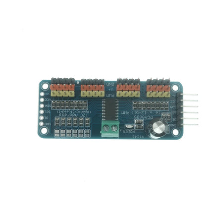 PCA9685 16-Channel 12-Bit PWM Servo Driver Module - I2C Interface Controller for Raspberry Pi DIY Projects
