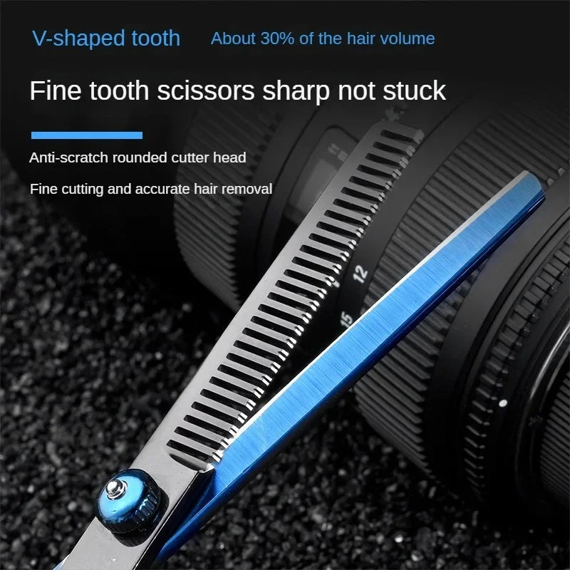 6.5" Professional Hair Scissors Set – Hairdressing & Thinning Barber Scissors for Cutting