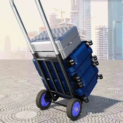 Folding Retractable Hand Truck – Portable Trolley for Shopping and Luggage | Household Magic Trailer and Cart
