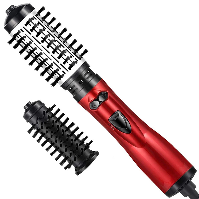 Negative Ionic 3-in-1 Hair Dryer Brush – Hot Air Straightening Comb & Curling Iron Multifunctional Styling Tool