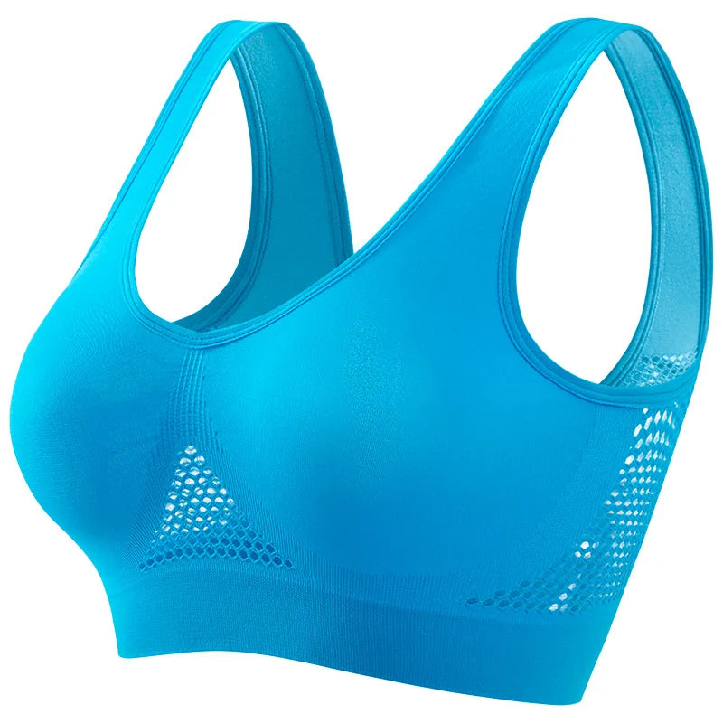 Seamless Push-Up Bra for Women – Wireless Breathable Comfort Bralette & Crop Top Sports Lingerie, S–5XL Plus Size Support