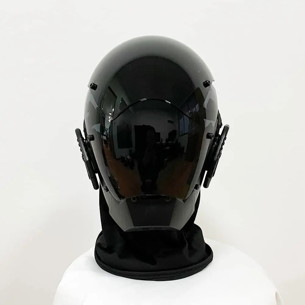 JAUPTO Cyberpunk Mask – Futuristic Robocop Cosplay for Halloween Party, Science Fiction Cool Standard Model