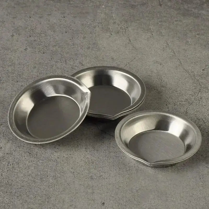 12PCS Stainless Steel Paint Mixing Bowls Set – Oil Paint Trays & Color Cups for DIY Art, Craft & Children Painting Tools