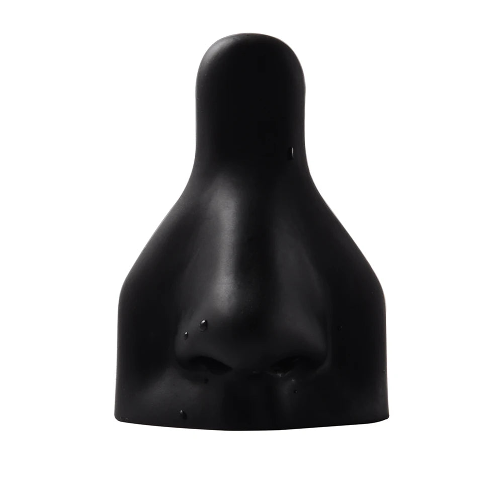 Soft Silicone Ear Nose Mouth Practice Model – Tattoo & Piercing Jewelry Display Stand with Acrylic Earring Holder Kit for Training & Showcase
