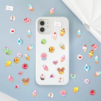 20PCS Kawaii Slime Candy Resin Charms – Cute Flatback Beads for DIY Crafts, Hair Clips, Phone Cases & Scrapbooking