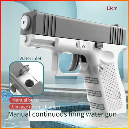 Summer High-Pressure Water Gun – Non-Electric Full Automatic Pistol for Kids, Boys, Girls & Adults