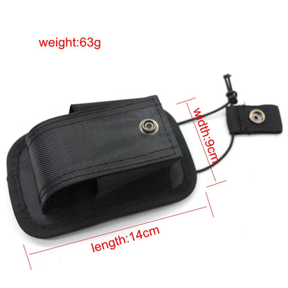 Tactical Duty Pouch - MOLLE Handcuff, Flashlight, Baton & Walkie Talkie Holder Case