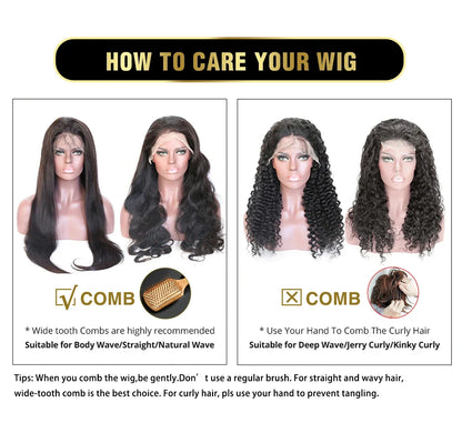 613 Honey Blonde Body Wave HD Lace Front Wig – 13x6 Transparent Lace, 13x4 Glueless Human Hair Wig, 180 Density for Women