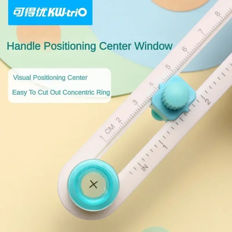 360° Adjustable Round Cutting Knife – DIY Compass Circle Cutter for Scrapbooking & Paper Crafts