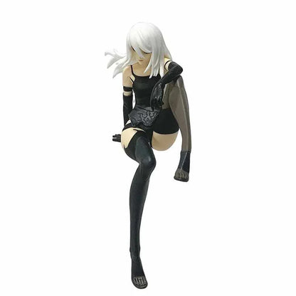 Nier Automata 2B Yorha No.2 Type B Figure - 15cm SEGA Chokonose PVC Anime Collectible Model Toy