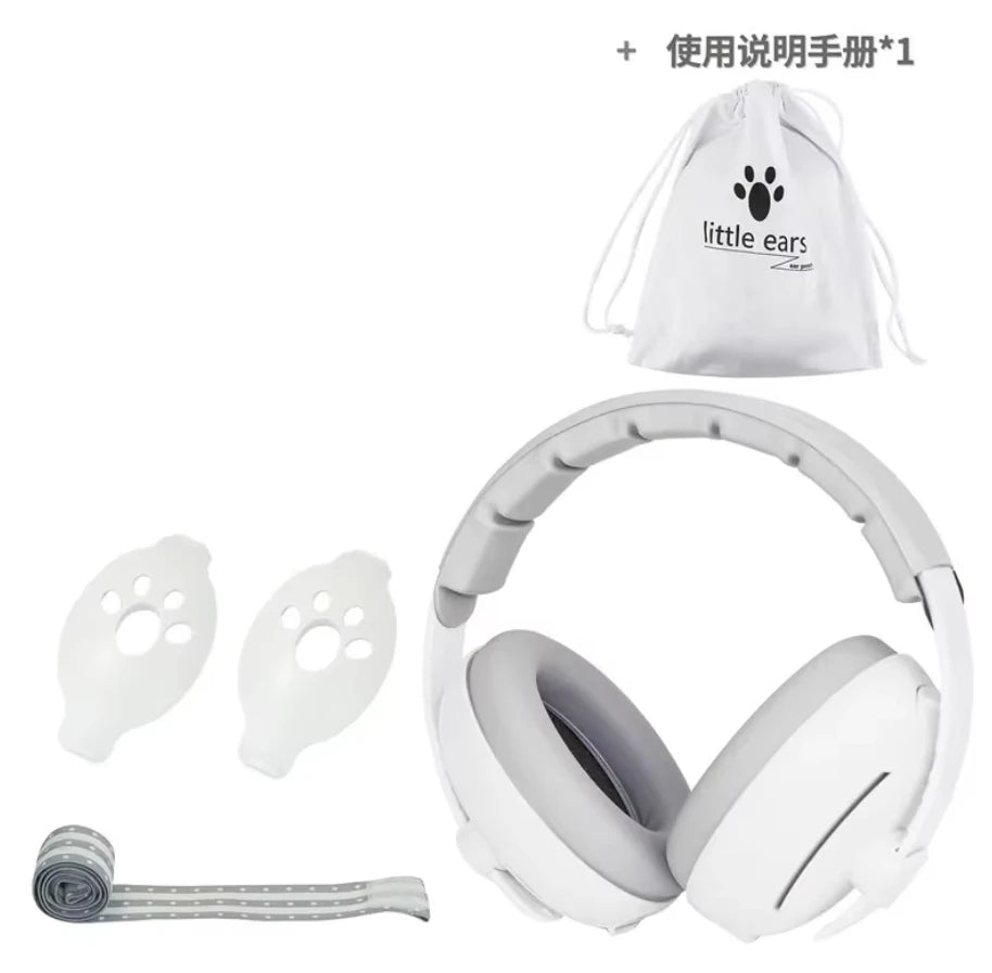 2 in 1 Baby Ear Protection Noise Cancelling Headphones – Convertible Design Earmuffs for Improved Sleep