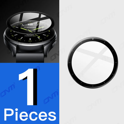 5D Protective Film for Xiaomi Mi Watch 2 — Full Coverage Anti-Scratch Screen Protector (Not Glass)