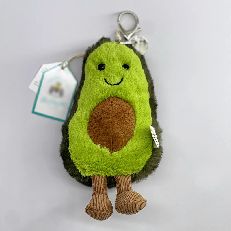 Cute Golf Ball Plush Keychain - Grape Jellyfish Hippo Elephant Bag Charm Mini Plush Toy Collection