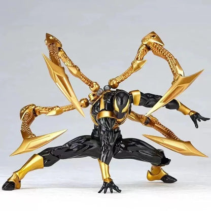 Iron Spider-Man Kaiyodo Anime Figure – PVC Action Statue for Kids & Collectors