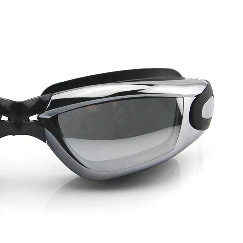 Swimming Goggles for Men and Women - Anti-Fog UV Protection, Prescription Waterproof Silicone for Adults and Kids, Diving Glasses