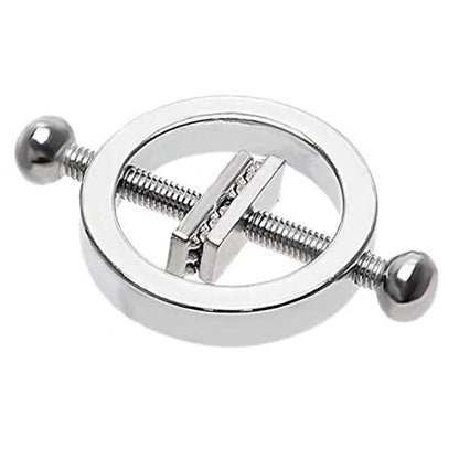 Stainless Steel Adjustable Nipple Clips — Erotic Breast Stimulation, Bondage Restraint Fetish BDSM Sex Toy for Women