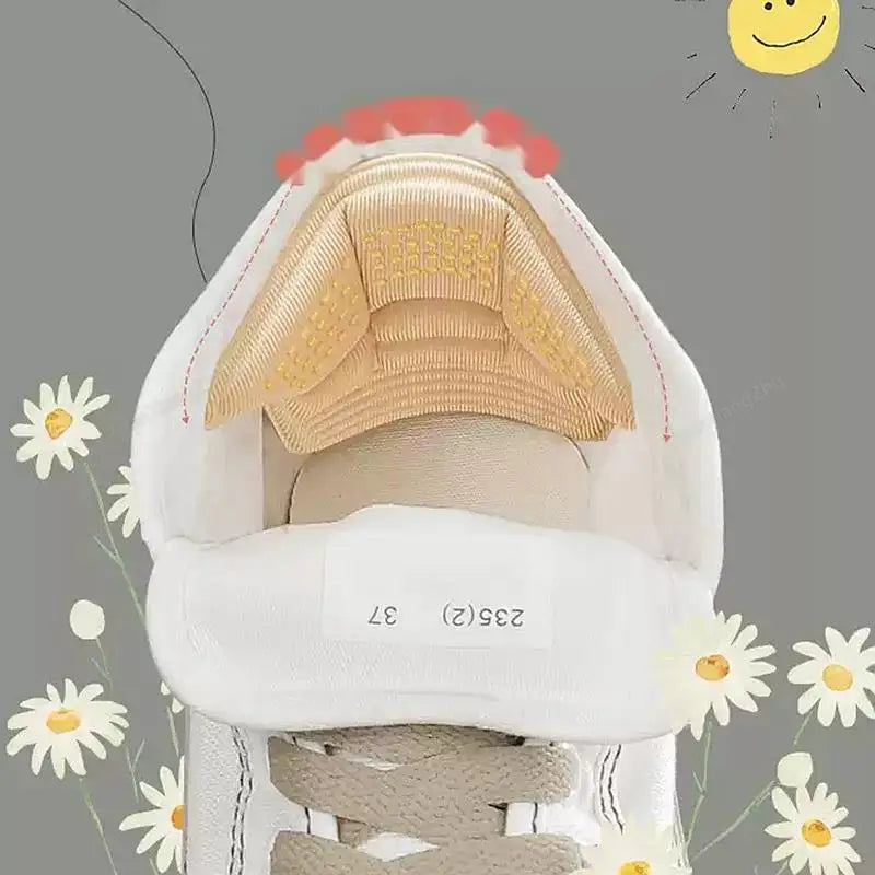 Heel Stickers and Protectors - Sneaker Insoles for Shrinking Size, Anti-Wear Feet Shoe Pads, High Heel Cushion Inserts with Adjustable Sizing