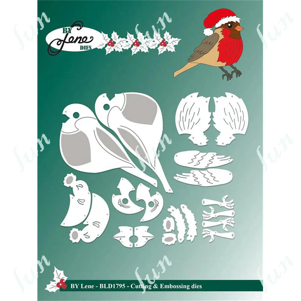 Tall Elf Metal Cutting Dies – Pine Cone Gnome Scrapbooking, Mailbox Craft Supplies for DIY Photo Albums