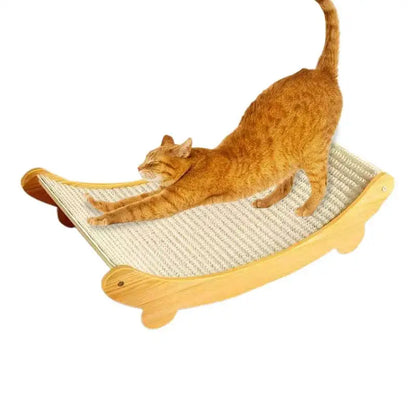 Sisal Cat Scratching Pad & Bed – Reusable Scratch Nest for Sleeping, Playing & Claw Grinding, Suitable for Small, Medium & Large Cats