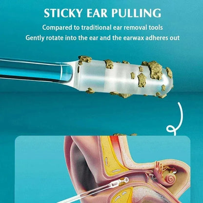 Reusable Silicone Earwax Remover – Gentle Ear Cleaning Sticks for Sensitive Ears
