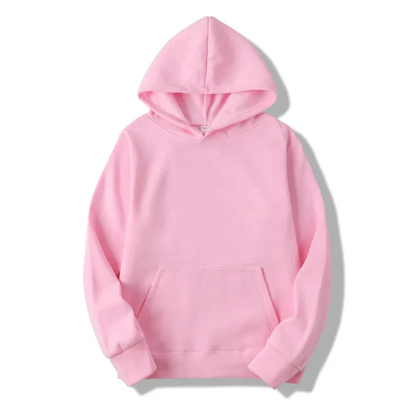 Fashion Men's & Women's Hoodies – Casual Solid Color Sweatshirts for Spring, Autumn, Winter