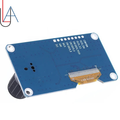 LAUBEI OLED LCD Display Module - 0.96/1.3 Inch IIC Screen with EC11 Rotary Encoder for Arduino DIY Projects