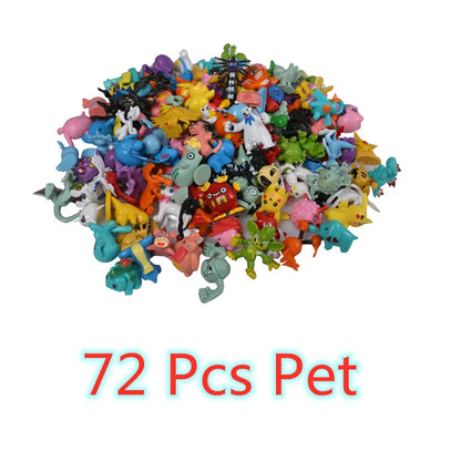 Pokemon Figure Toy Collection - Pikachu Anime Action Figures Model Decorations for Kids Christmas Gift