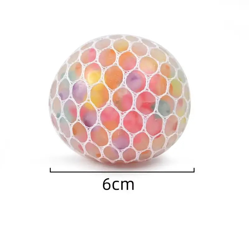 Rainbow 3D Sensory Stress Relief Squishy Ball – Silent Anti-Anxiety Fidget Toy for Adults & Kids, Office & Classroom Use