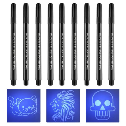 Upgraded Invisible Ink Spy Pen — UV Light Magic Marker for Secret Messages (UV Light Not Included)