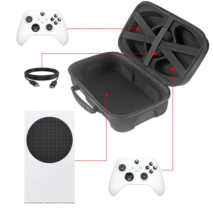 Hard Case Bag for Xbox Series S – Travel Storage Organizer for Console, Gamepad & Accessories