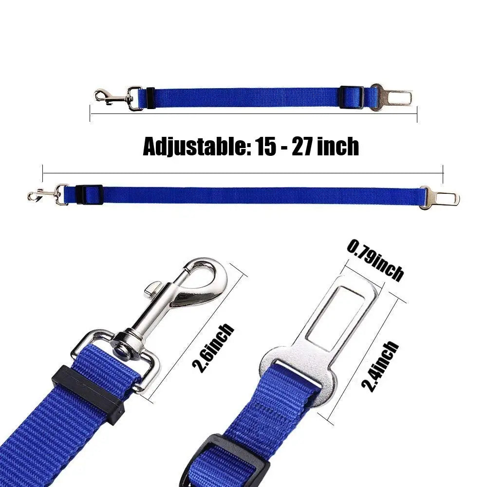 Keep Your Pet Safe: Adjustable Pet Dog Cat Car Seat Belt Harness - Perfect for Small to Medium Dogs, Travel Pet Supplies