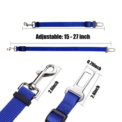 Keep Your Pet Safe: Adjustable Pet Dog Cat Car Seat Belt Harness - Perfect for Small to Medium Dogs, Travel Pet Supplies