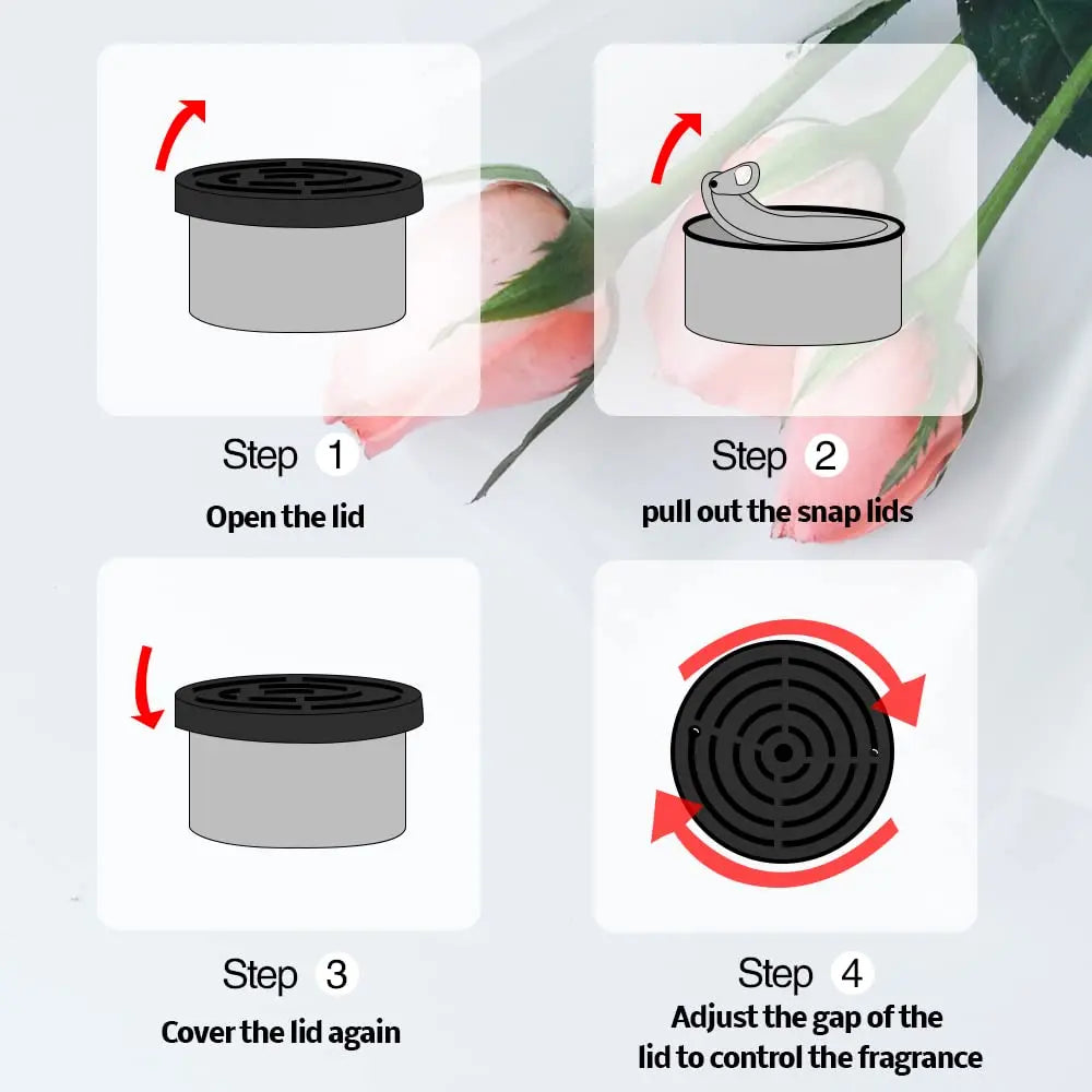 Car Air Freshener – 12 Scent Options, Organic Cans, Odor Eliminator, Long-Lasting Strong Fragrance for Home