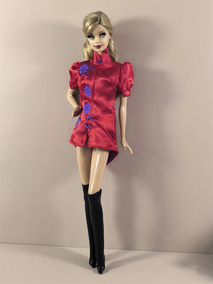 Handmade BABI Doll Clothes — Overcoat Outfit for 11.5-inch / 30cm BJD Dolls, Multiple Styles Gift for Doll Accessories