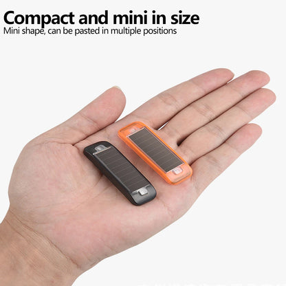 Mini LED Solar Car Warning Light - Wireless Flashing Security Dummy Alarm Lamp for Night Anti-Theft Protection