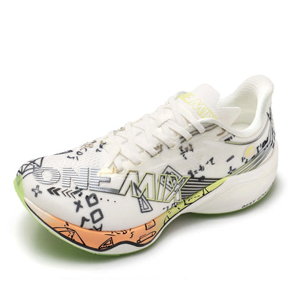ONEMIX Carbon Plate Running Shoes - Nylon Racing Sneakers with Full-Length Shock Absorption for Training, Walking & Sports