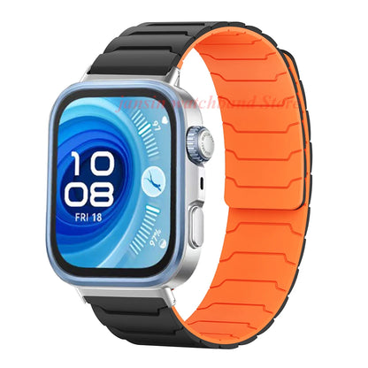Magnetic Loop Strap for Huawei Watch – Silicone Sports Band for Fit3, Fit4 & Fit4 Pro Replacement Bracelet