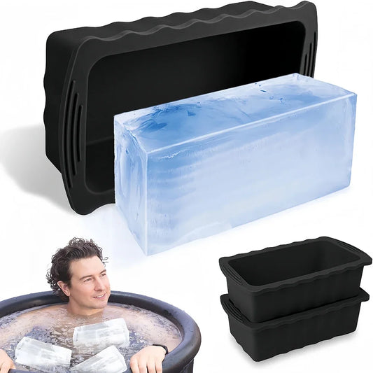 1/3/5PCS Oversized Silicone Ice Cube Mold – Efficient Large Ice Crate for Ice Bath, Ice Bucket & Ice Blocks
