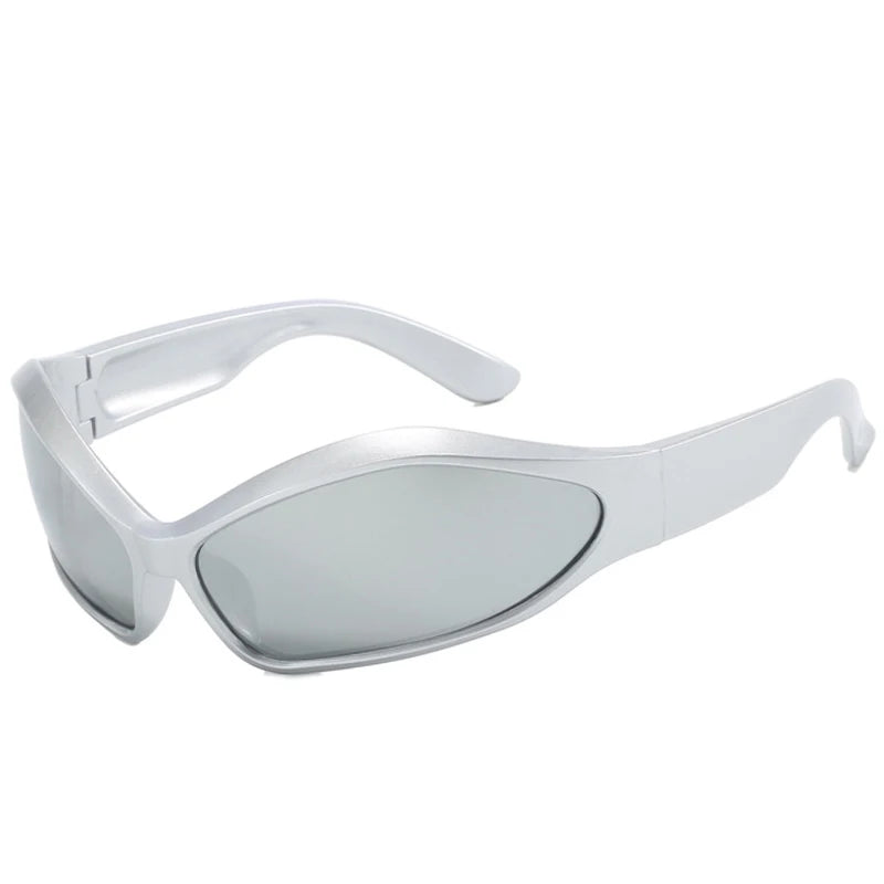 Y2K Punk Sunglasses - Special-Shaped UV400 Windproof Goggles for Men and Women, Cycling and Party Eyewear