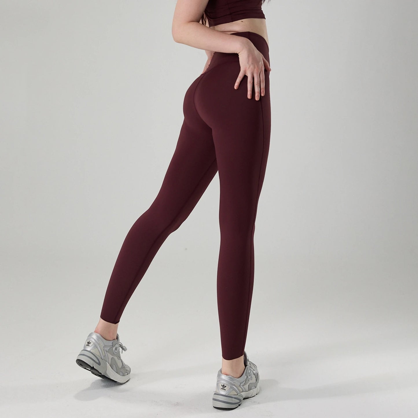 Women’s Lycra Four-Way Stretch Yoga Pants – High Waist Seamless Sports Leggings, T-Line Free Gym Fitness Wear