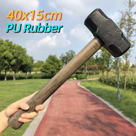Cosplay Repair Tool Props Set - PU Simulation Hammer & Wrench Stage Performance Toy for Kids