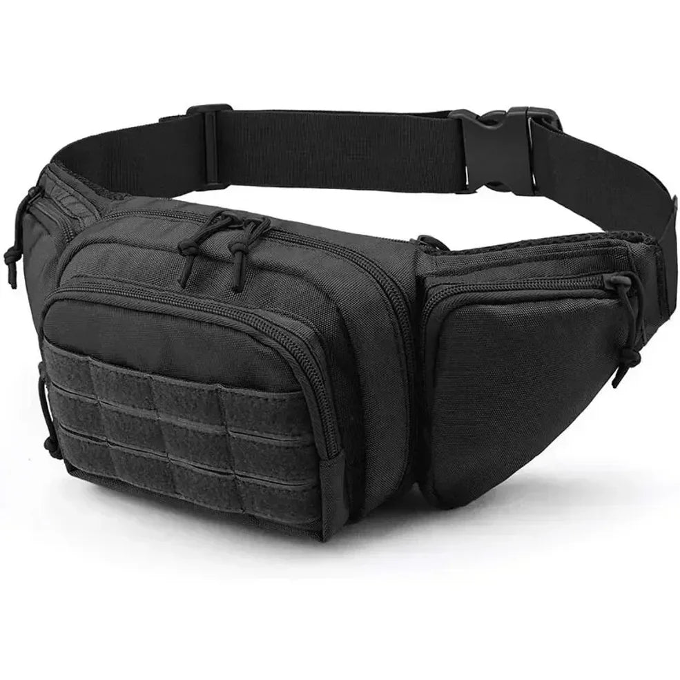 Classic Tactical Concealed Carry Fanny Pack – Durable Oxford Fabric Waist Bag with Gun Holster & Magazine Pouch, Zipper Closure