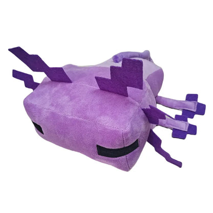 Minecraft-Inspired Axolotl & Mob Plush Toy - Soft Stuffed Doll Gift for Kids