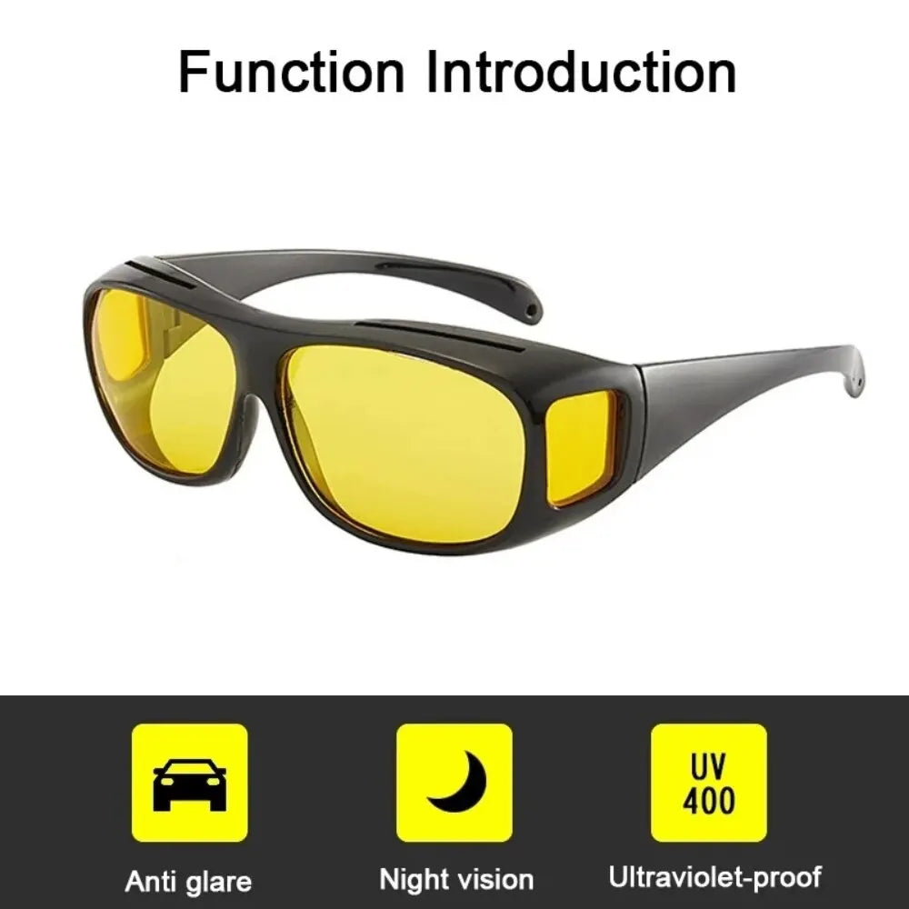 Drivers Goggles: Night Vision Glasses Anti-Glare Car Driving Sunglasses - Interior Accessory Protective Gears, NEW