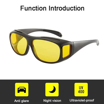 Drivers Goggles: Night Vision Glasses Anti-Glare Car Driving Sunglasses - Interior Accessory Protective Gears, NEW